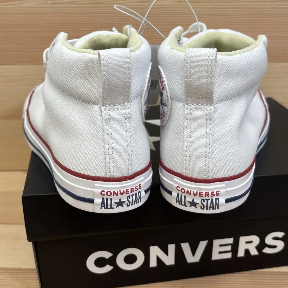 Converse CT Street Mid Sneakers White Natural 149546F Men's  8.5 Womens Sz 10.5